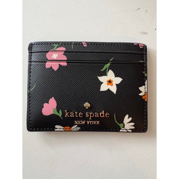 kate spade Accessories - NWT Kate Spade Madison Floral Waltz Card Holder